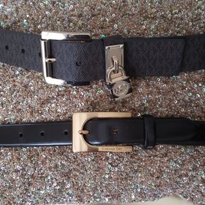 Michael kors and Kenneth Cole belts